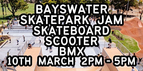 Bayswater skatepark jam session - skateboard, scooter, BMX primary image