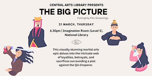 Primaire afbeelding van The Big Picture- Monthly Movie Screenings (21 March) | Central Arts Library