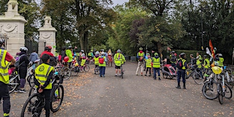 Kidical Mass Leicester April 2024 Victoria Park -  Abbey Park