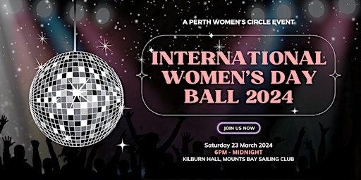 Perth International Women's Day Ball 2024 primary image