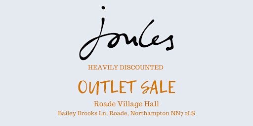 Imagem principal do evento Joules Outlet Sale