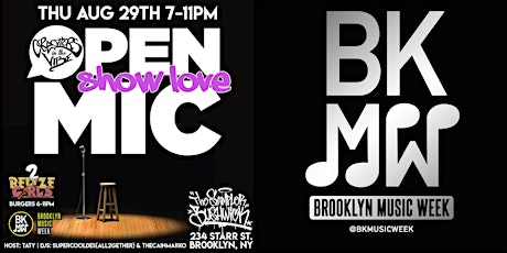 Brooklyn Music Week Launch Party & Open Mic w/ Creators In The Vibe primary image