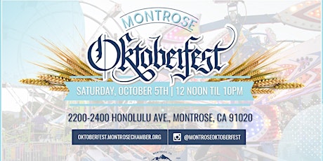 Image principale de Oktoberfest ~ Montrose 2019