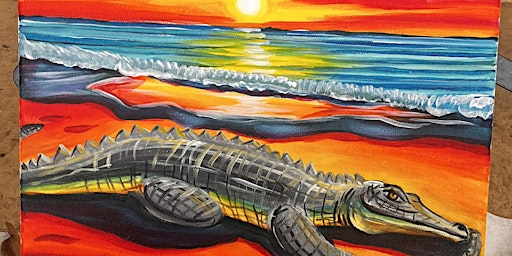 Paint Party - Troppo Croc (Beach) primary image