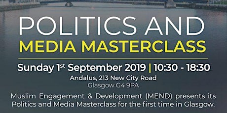 Politics & Media Masterclass: Glasgow primary image