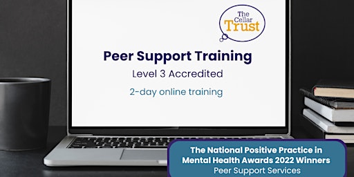 Imagen principal de 2 day ONLINE Peer Support Training  9th and 16th April 2024