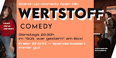 Stand-up-Comedy Open Mic ★ Wertstoff Comedy um 20.30h am Ostkreuz ★