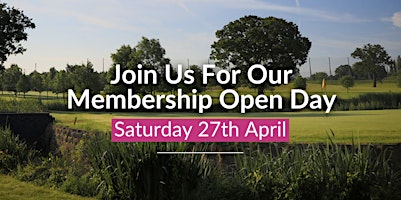 Imagem principal do evento Horton Golf Park - Membership Open Day - 27th April