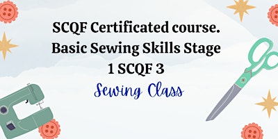 Free 12 week sewing class in partnership with Glasgow Clyde College primary image