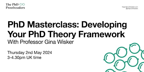 PhD Masterclass: Developing Your  PhD Theory Framework