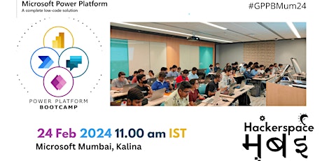 Global Power Platform Bootcamp 2024 - Mumbai primary image
