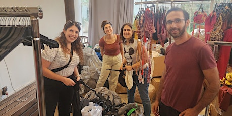 Sorting Clothes for Donations - תפעול באזר לנפגעי.ות תקיפה מינית primary image