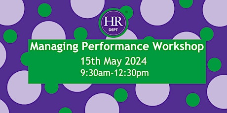 Managing Performance Training Workshop