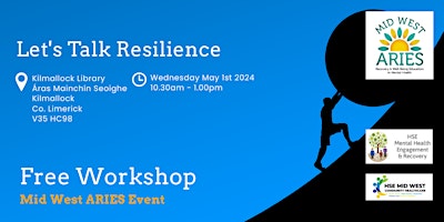 Imagem principal do evento Face to Face Workshop: Let's Talk Resilience