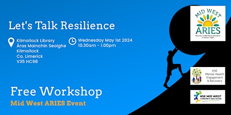 Face to Face Workshop: Let's Talk Resilience primary image