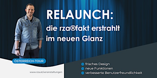 Imagem principal do evento Relaunch: Die rza®fakt erstrahlt im neuen Glanz!  - KÄRNTEN