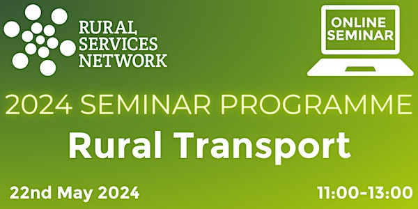 RSN  Seminar: Rural Transport