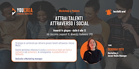 Immagine principale di Attrai talenti attraverso i Social 