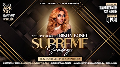 Supreme Sunday with Trinity Bonet