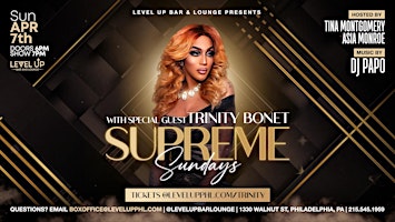 Hauptbild für Supreme Sunday with Trinity Bonet