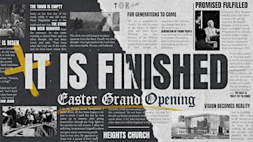 Image principale de Easter Grand Opening at Heights Church  9am Experience