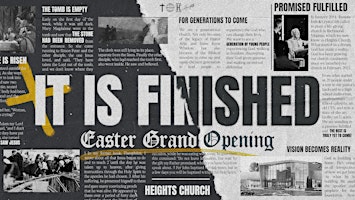 Imagem principal do evento Easter Grand Opening at Heights Church  9am Experience