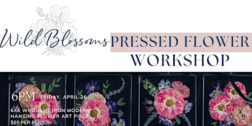 Primaire afbeelding van Pressed Flower Workshop | featuring: Wild Blossoms Studios