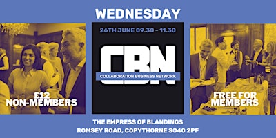 Hauptbild für CBN Southampton In-Person Business Networking | June