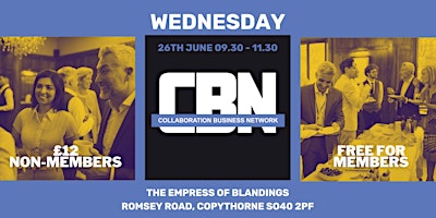 Imagem principal de CBN Southampton In-Person Business Networking | June