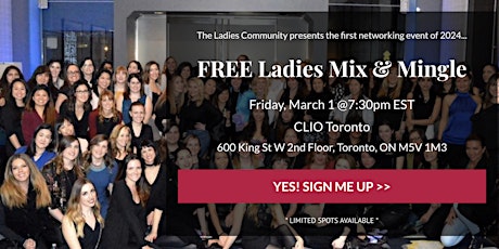 FREE Ladies Mix & Mingle primary image
