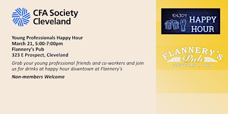 Primaire afbeelding van Young Professional's Happy Hour, Flannery's Pub, Cleveland