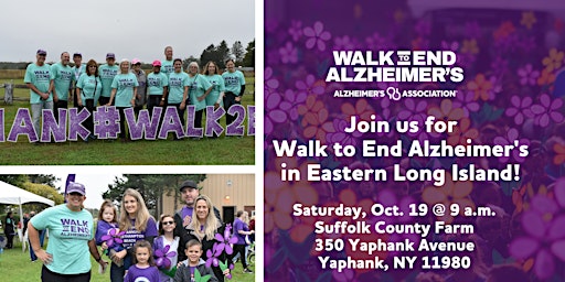 Primaire afbeelding van Walk to End Alzheimer's - Eastern Long Island