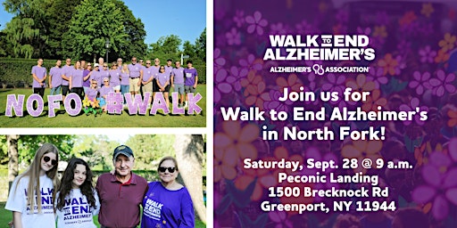 Image principale de Walk to End Alzheimer's - North Fork