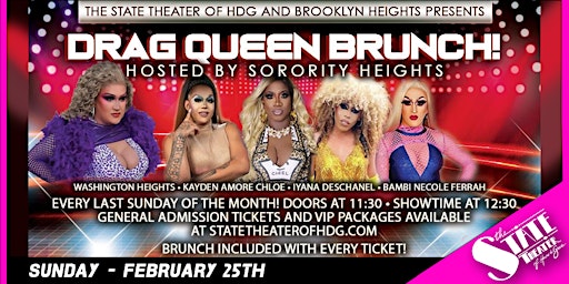 April Drag Queen Brunch Hosted by Sorority Heights primary image