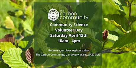 Community Science Volunteer Day!