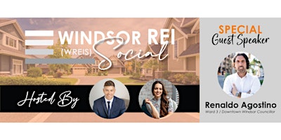 Windsor REI Social with special guest - Renaldo Agostino! primary image