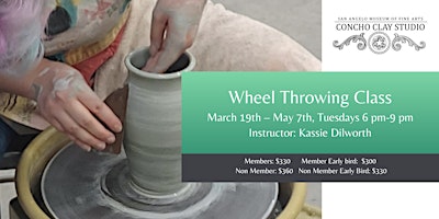 Spring 2024 Wheel  Throwing Class primary image