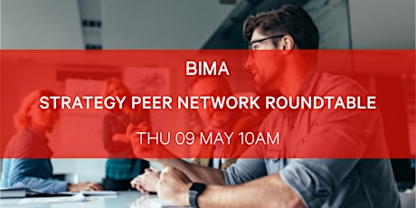Imagem principal do evento BIMA Strategy Peer Network Roundtable
