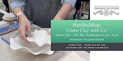 Spring 2024 Handbuilding: Come Clay with Us! primary image