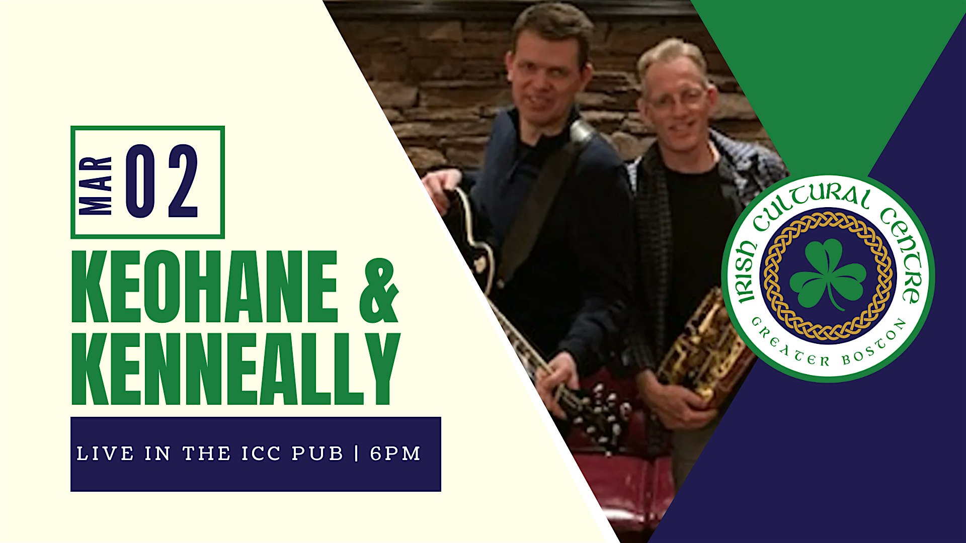 Keohane & Kenneally Live Music in the ICC Pub!