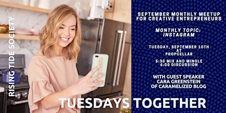 Tuesdays Together September Meetup - INSTAGRAM primary image