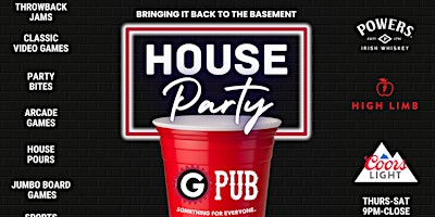 Hauptbild für GPub House Party Nights