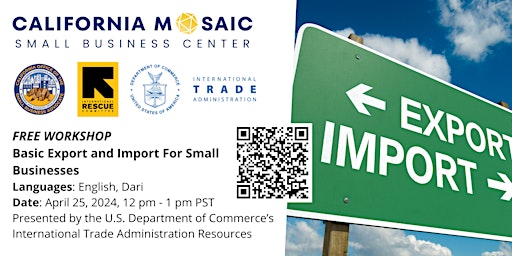 Imagen principal de FREE Online Workshop: Basic Export and Import For Small Businesses