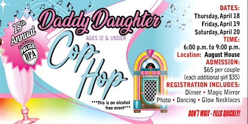 Hauptbild für Daddy Daughter Dance - 15th Annual Fundraiser