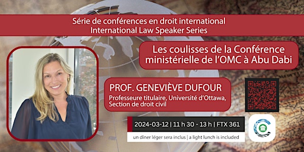 Série de conférences sur le droit international