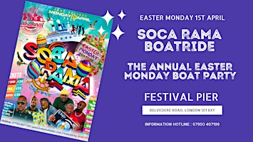 SOCA RAMA - Easter Monday Boatride primary image