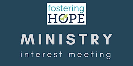 Ministry Interest Meeting