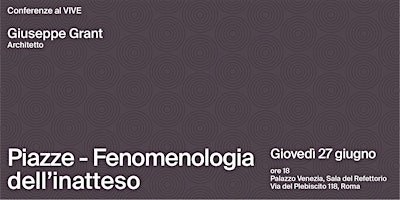 Imagem principal do evento AL CENTRO DI ROMA: Fenomenologia dell’inatteso