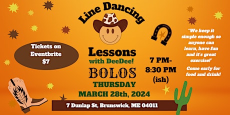 Bolos Line Dancing Lessons (MARCH)