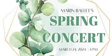 Imagen principal de Marin Ballet’s Spring Concert, Saturday, March 23, at 4pm